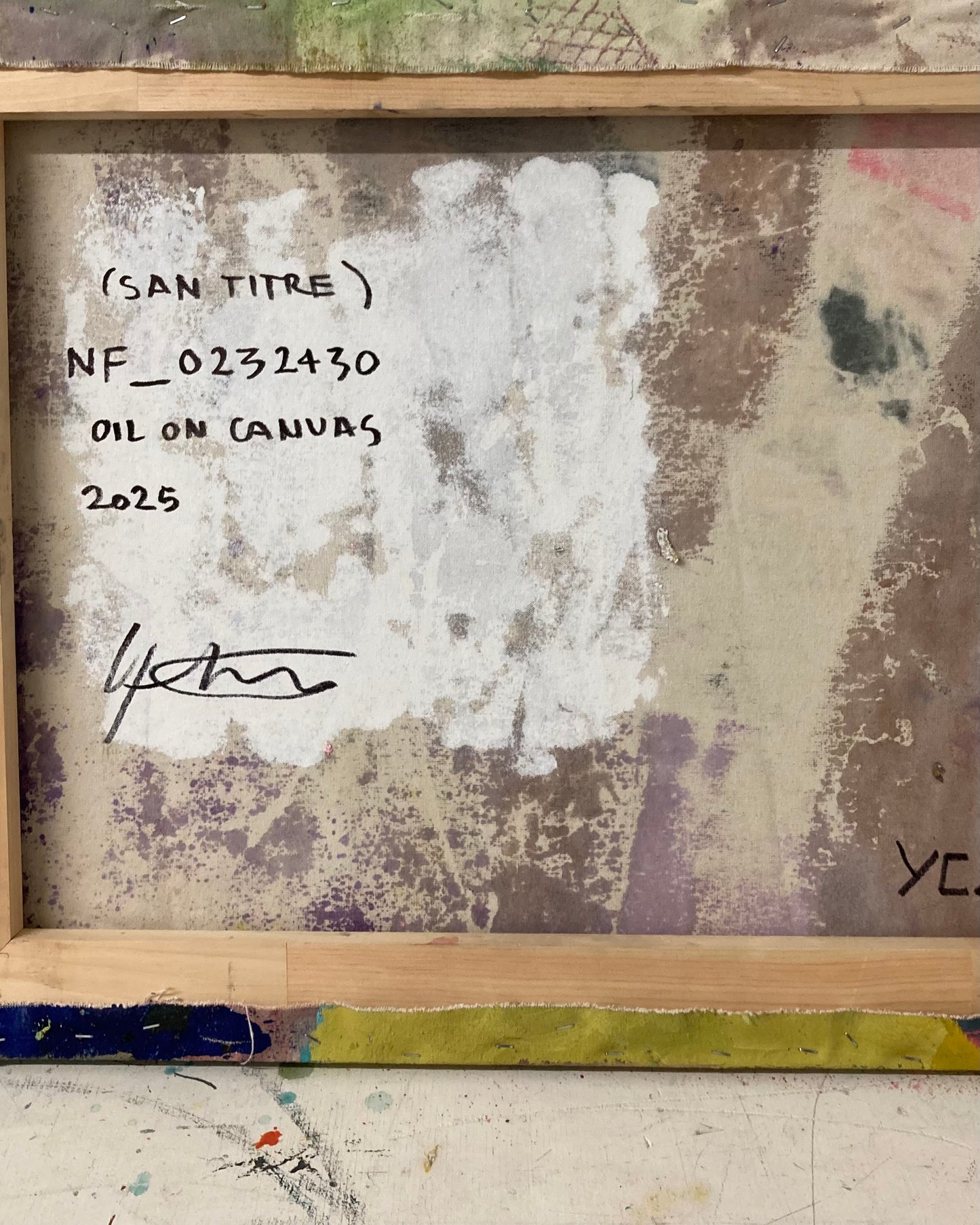 (Sans titre) Oil on Canvas, 24 x 30, 2022 - 2025