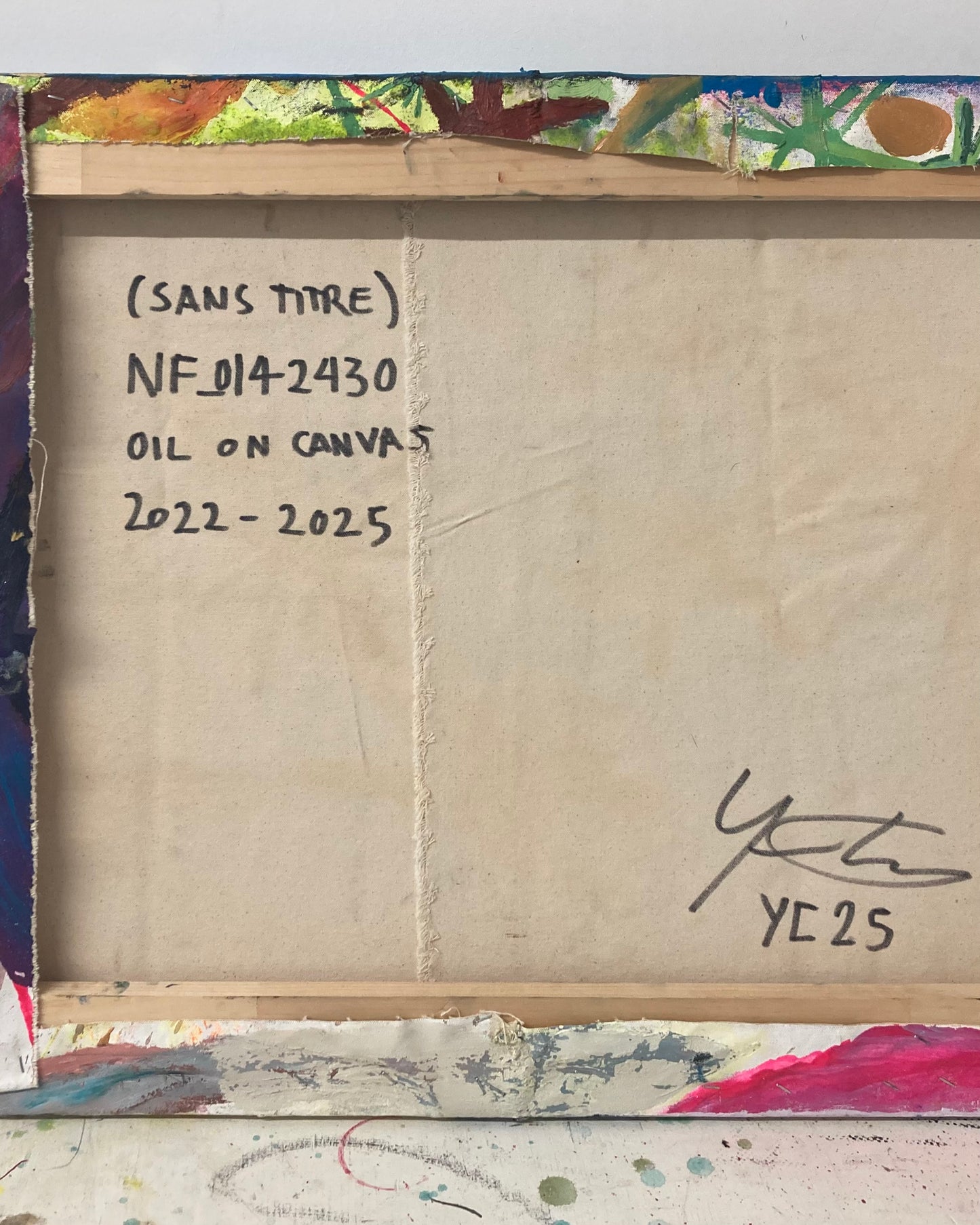 (Sans titre) Oil on Canvas, 24x30,  2022-2025