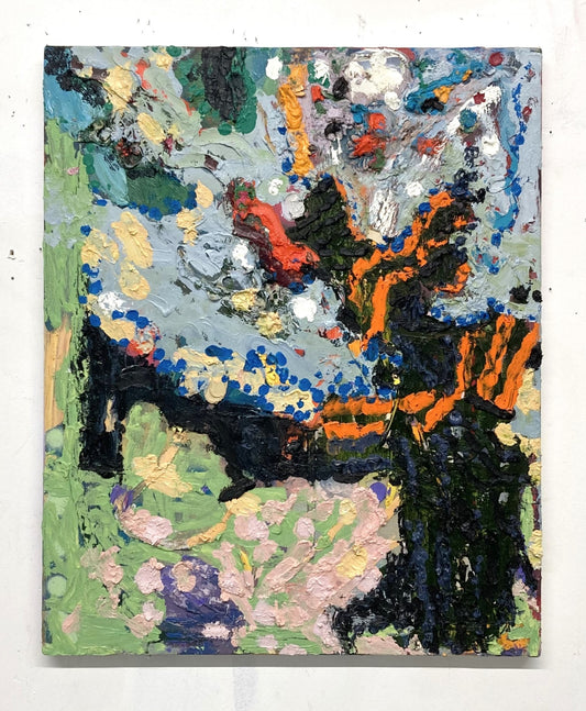 (Sans titre) Oil on Canvas, 22 x 18,  2022-2025