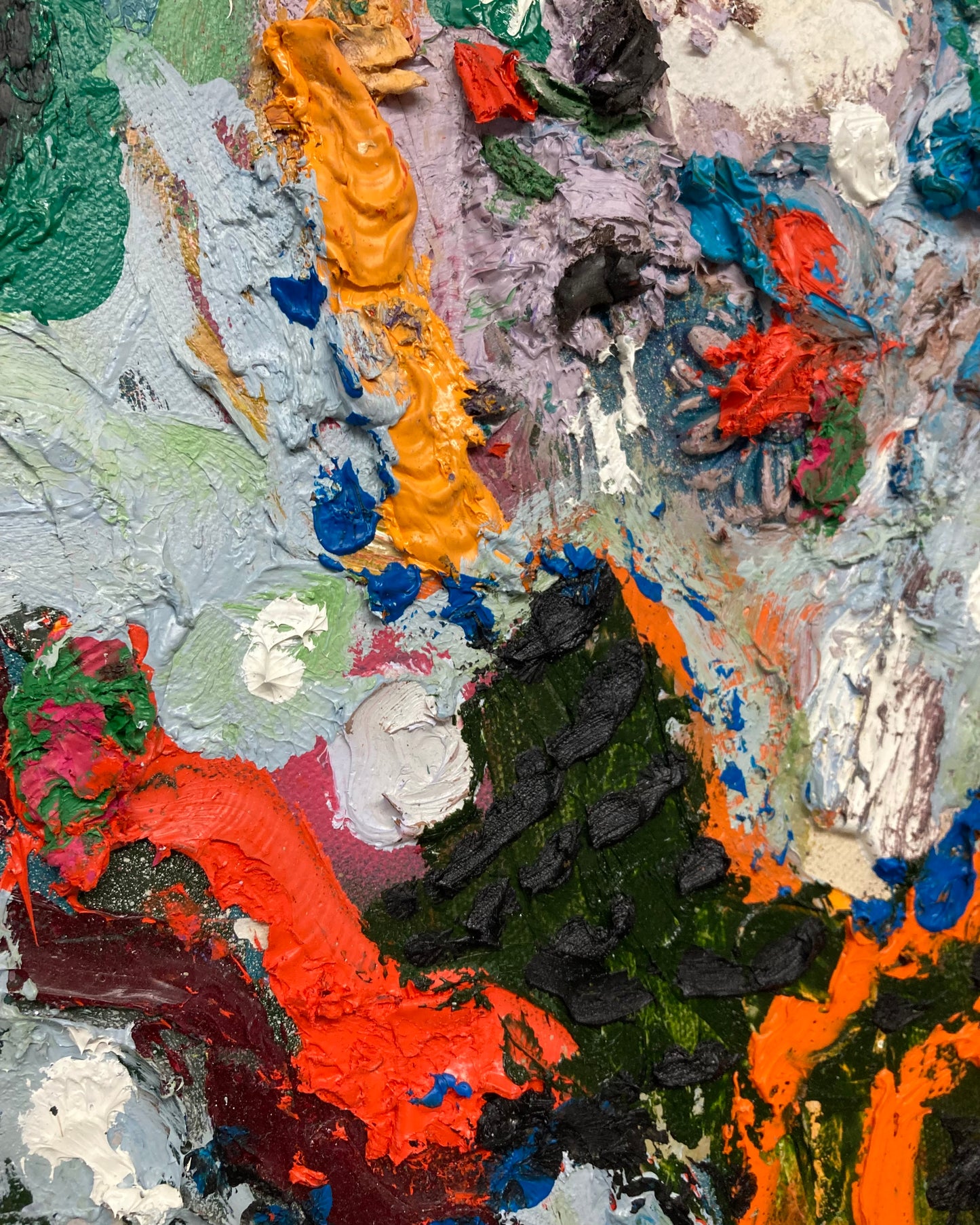 (Sans titre) Oil on Canvas, 22 x 18,  2022-2025