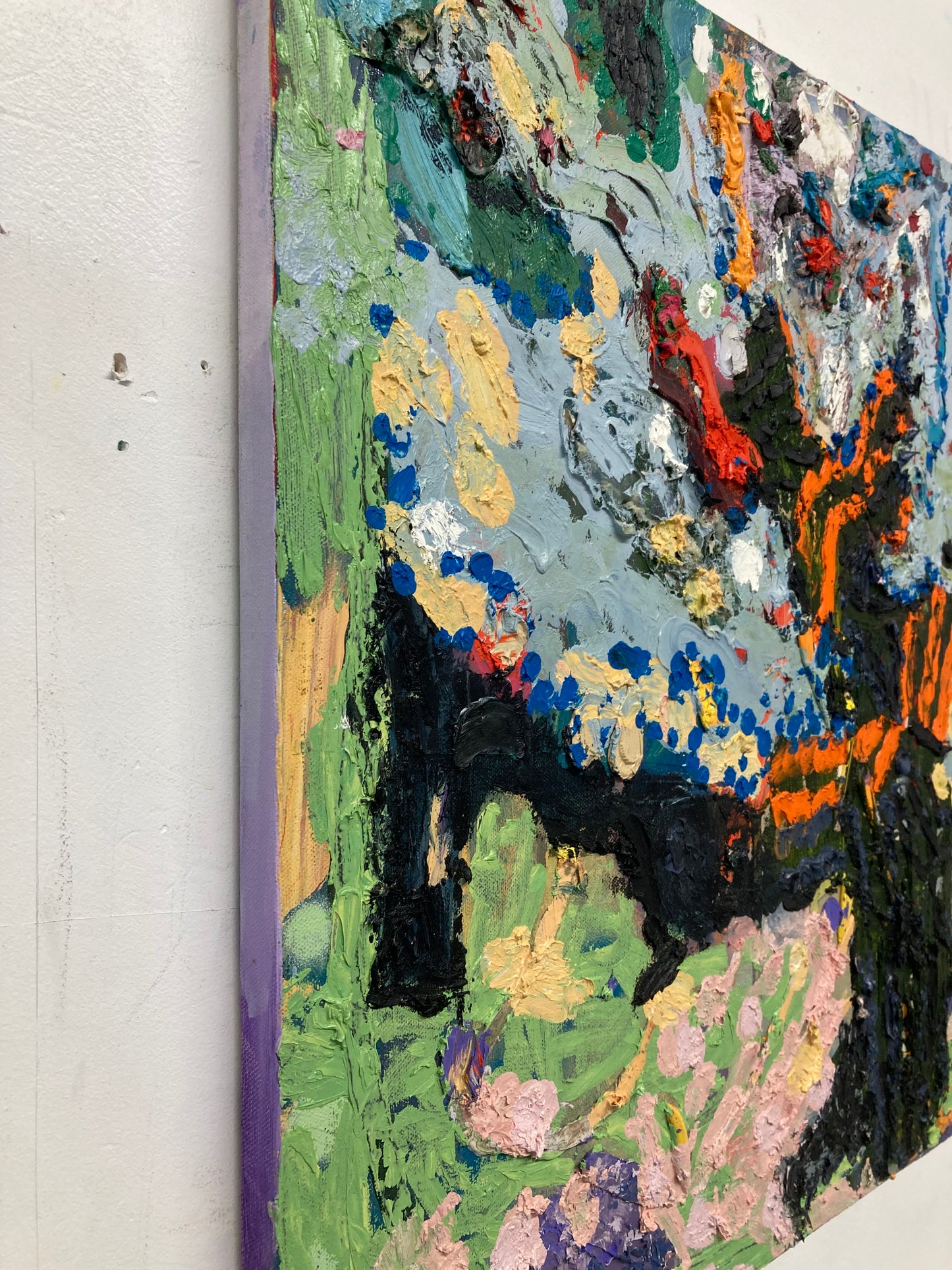 (Sans titre) Oil on Canvas, 22 x 18,  2022-2025